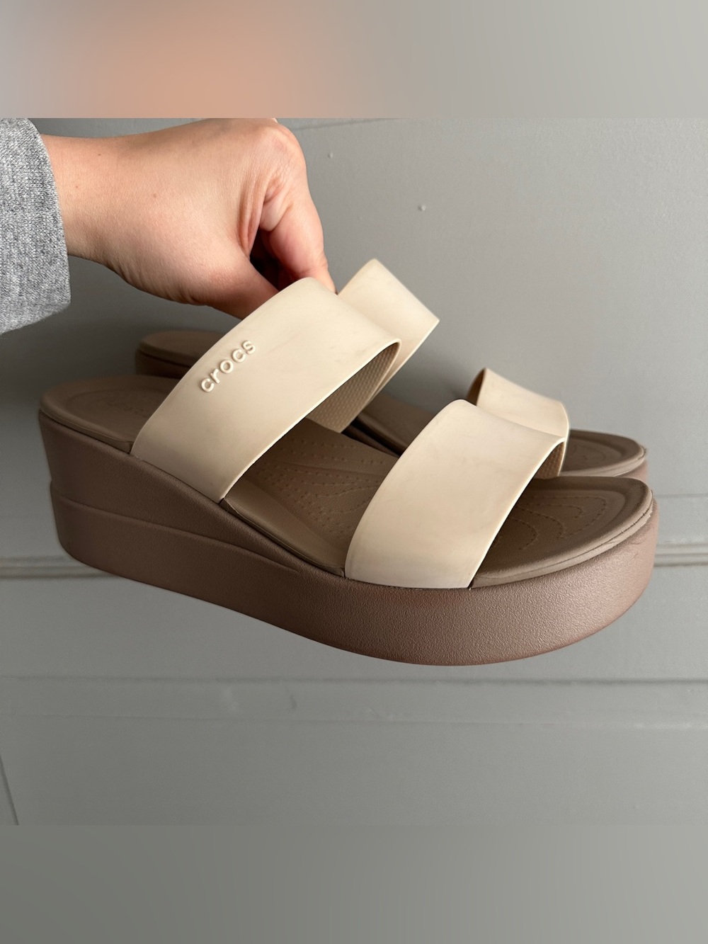 Crocs Wedge Sandals | Brooklyn Mid Wedge